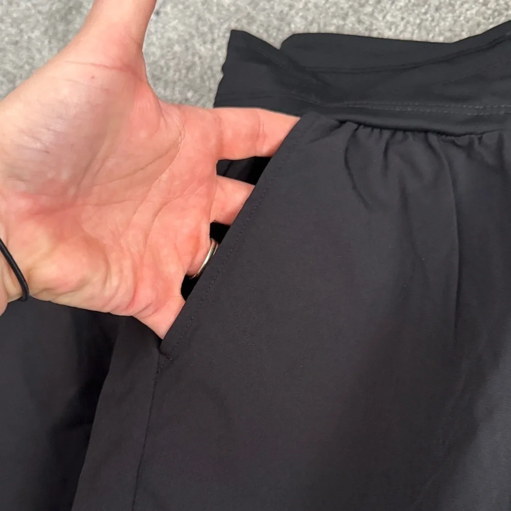 Women's Black Jogger Pants - Picture 2 of 5